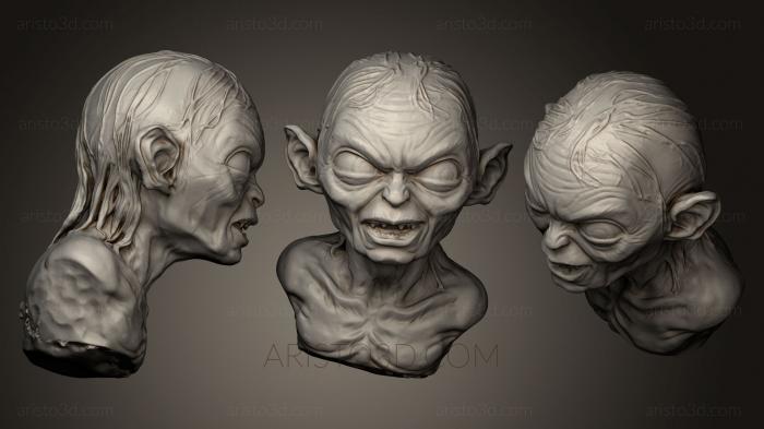 Busts of heroes and monsters (BUSTH_0430) 3D model for CNC machine